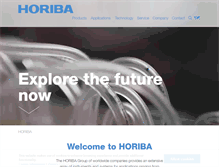Tablet Screenshot of horiba.com